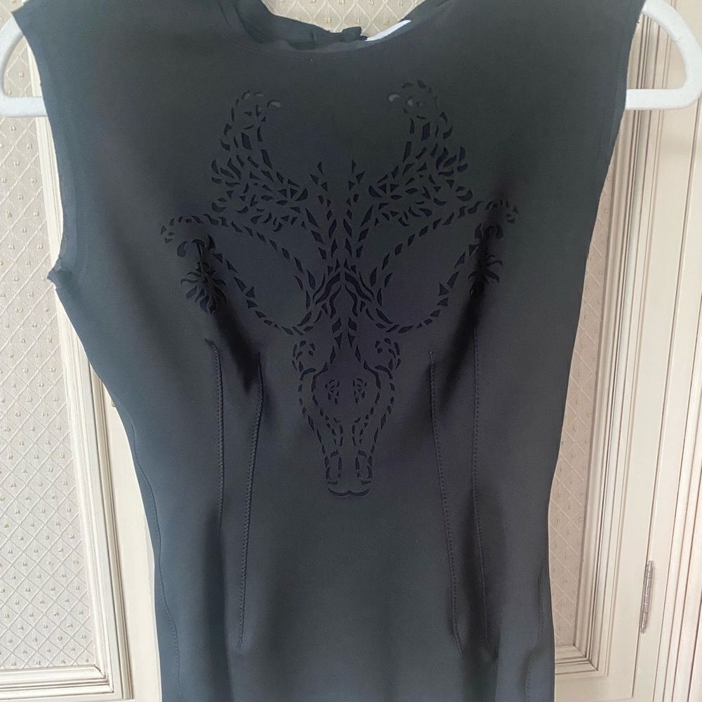 NWT zara womens sleeveless peplum blouse black